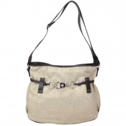 Sac bourse Texier fabrication France toile - Beige / Or