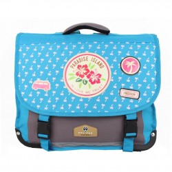 Cartable Pol Fox 38 cm Paradise Island Bleu palmier POL FOX - 1