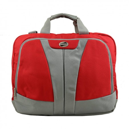 Serviette toile / nylon American Tourister - Rouge / Gris