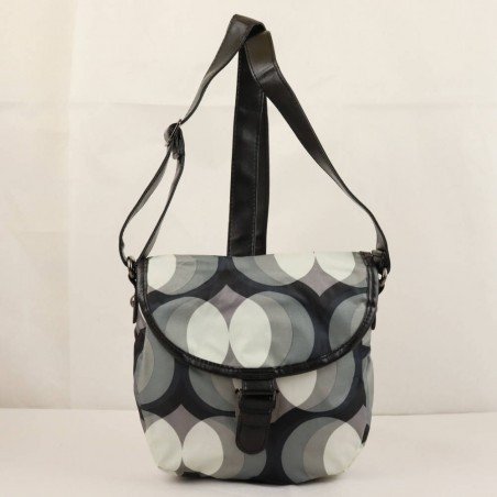 Petit sac à rabat motif ronds DDP PJGM1FUN - Gris