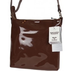 Petit sac porté épaule pochette bandoulière Cosmos verni Texier 25101 TEXIER - 3 Petit sac porté épaule pochette bandoulière Cosmos verni Texier 25101 TEXIER - 3