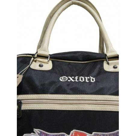 Sac shopping de marque Oxford toile noire logo OXFORD - 2