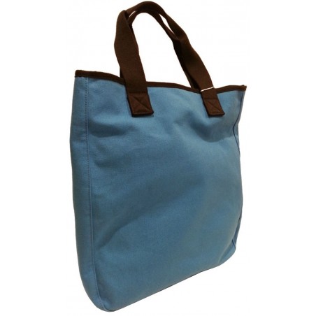 Grand sac cabas épaule Lacoste bleu LACOSTE - 2