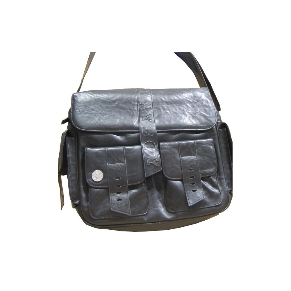 Sacoche gibecière pochette sac à main bandoulière de marque Playboy noir PLAYBOY - 1