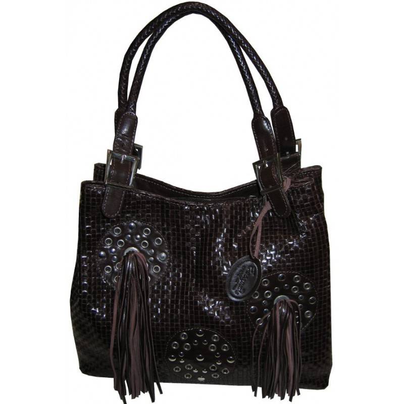 Sac à main porté épaule en cuir tressé de marque Escapade A DÉCOUVRIR ! - 1 Sac à main porté épaule en cuir tressé de marque Escapade A DÉCOUVRIR ! - 1