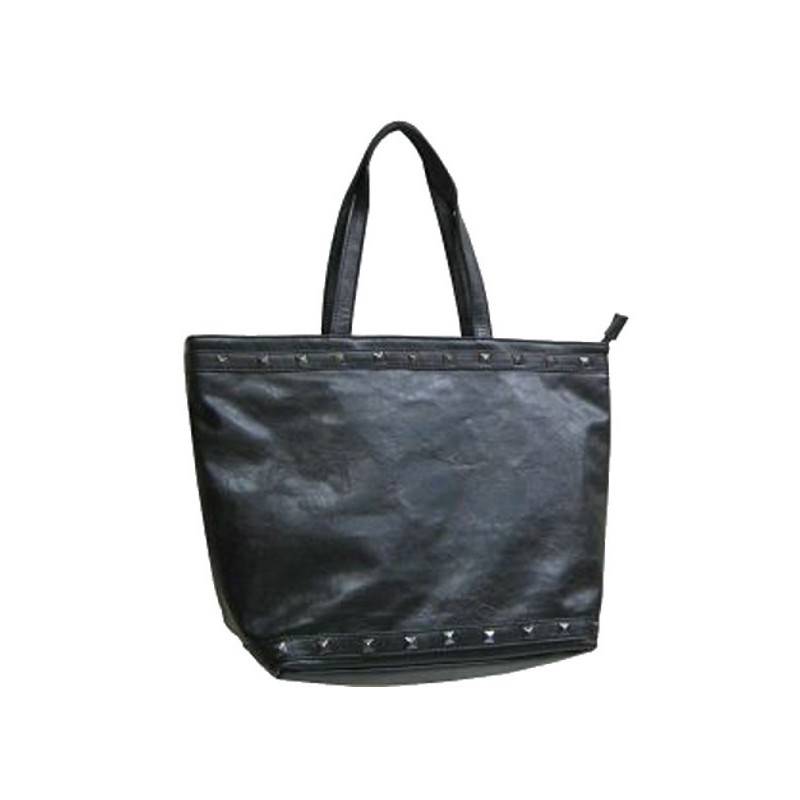 Sac à main shopping trapèze noir Le temps des Cerises LE TEMPS DES CERISES - 1 Sac à main shopping trapèze noir Le temps des Cerises LE TEMPS DES CERISES - 1