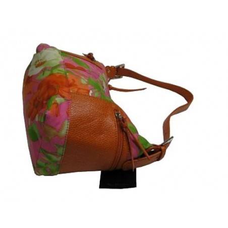 Sac épaule demi lune toile multicolore Mac Douglas MAC DOUGLAS - 2